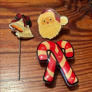 Festive Holiday Pin Set